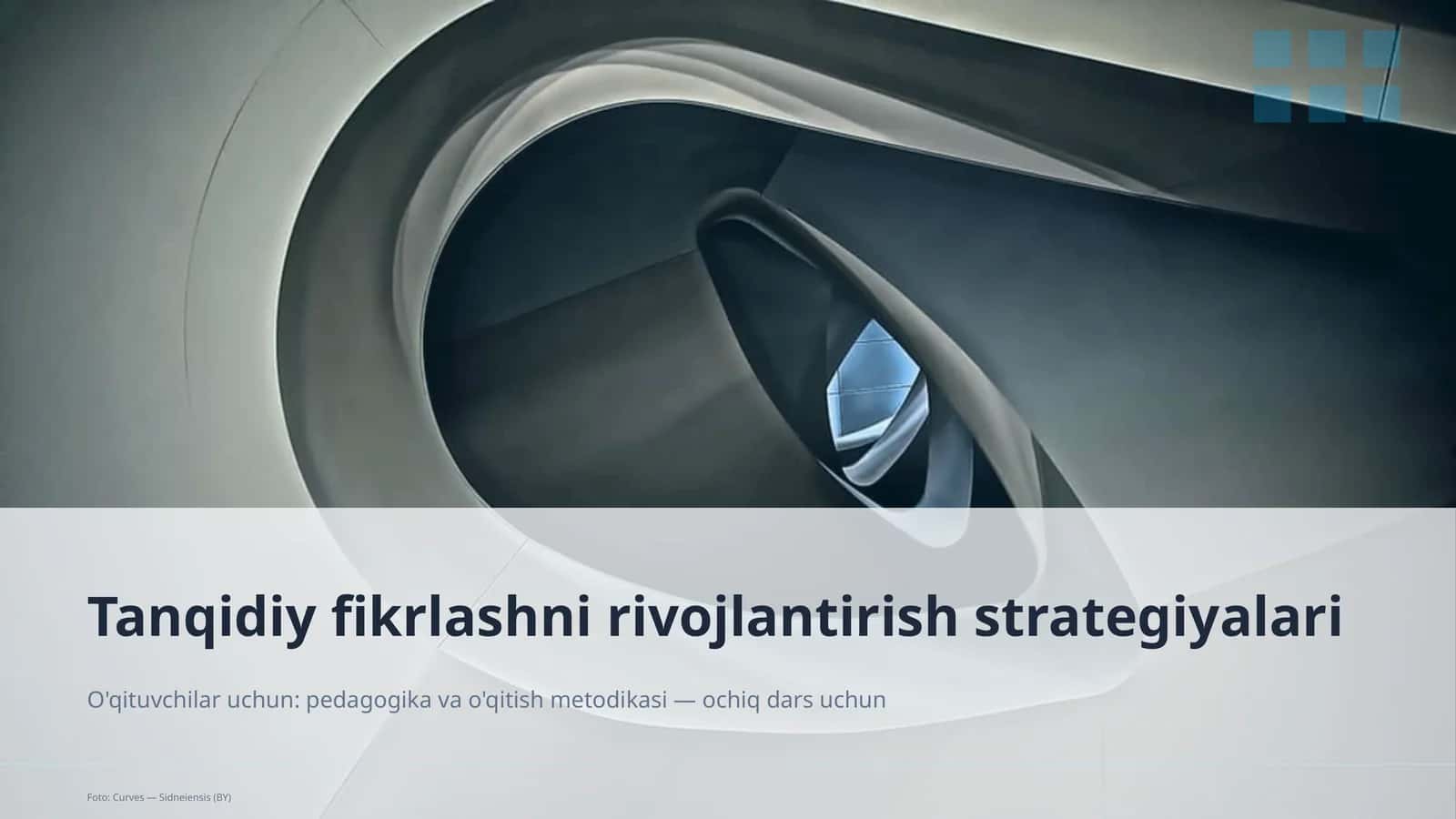 Tanqidiy fikrlashni rivojlantirish strategiyalari 1