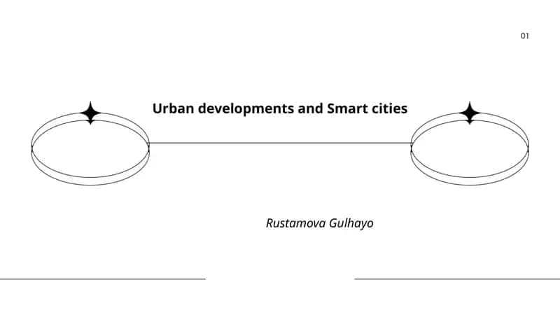 Urban developments and Smart cities 1