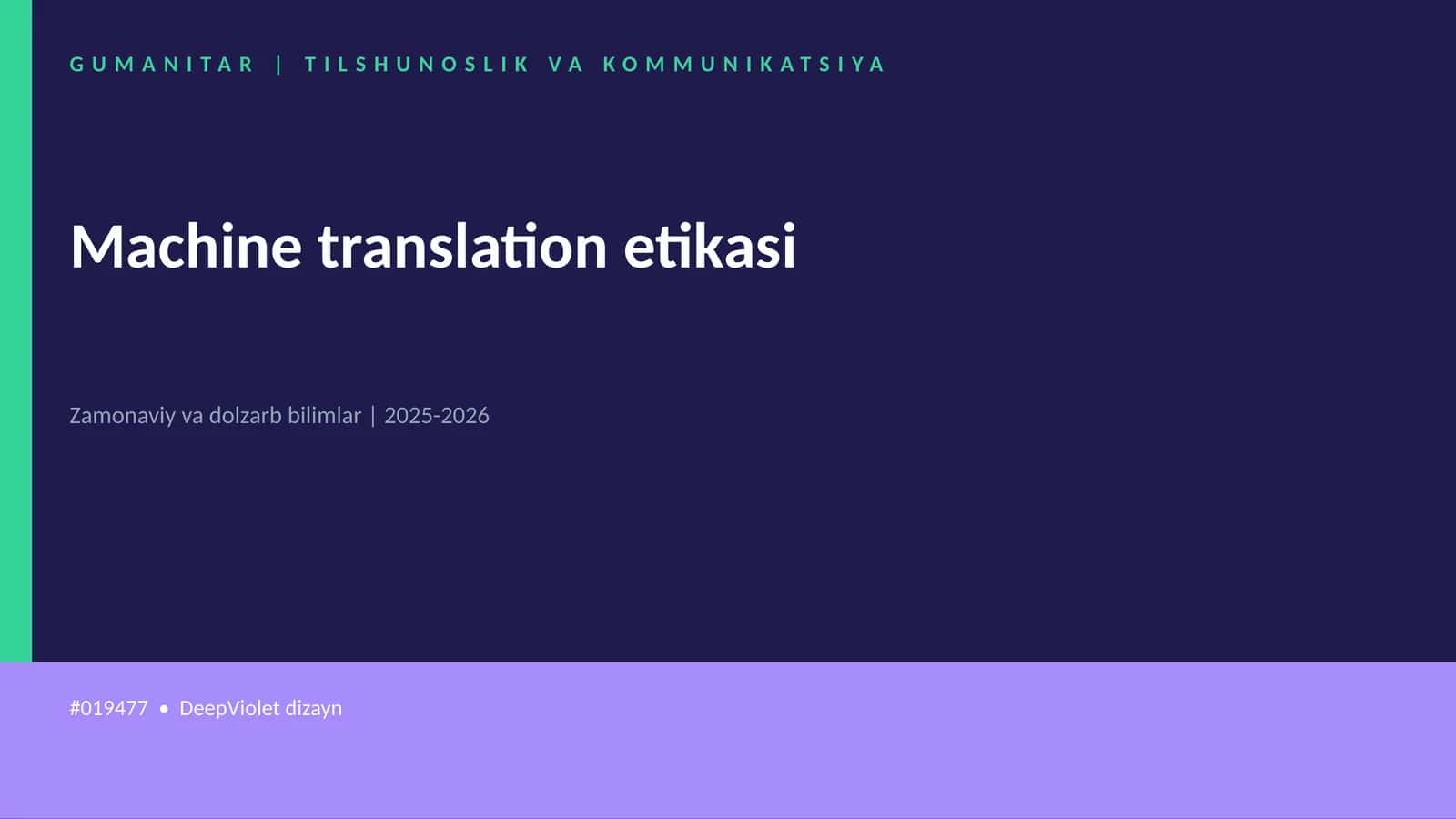 Machine translation etikasi 1