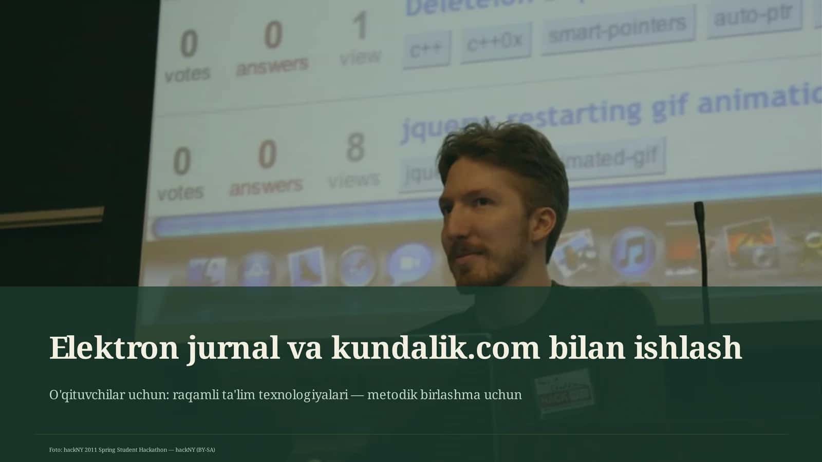 Dars rejasi 1