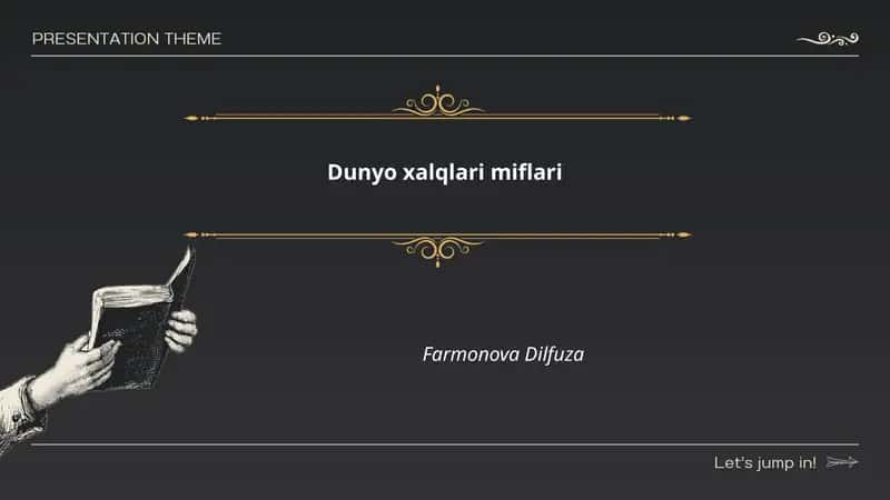 Yaratilish miflari 1