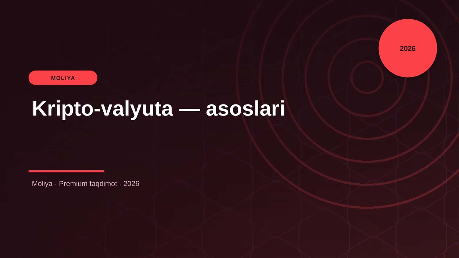 Kripto-valyuta — asoslari 1