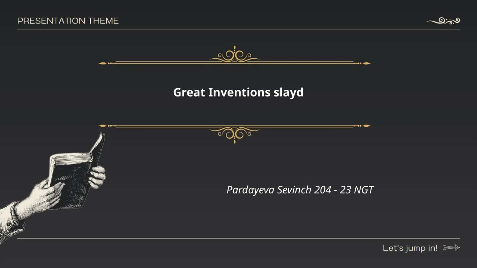 Great Inventions slayd 1