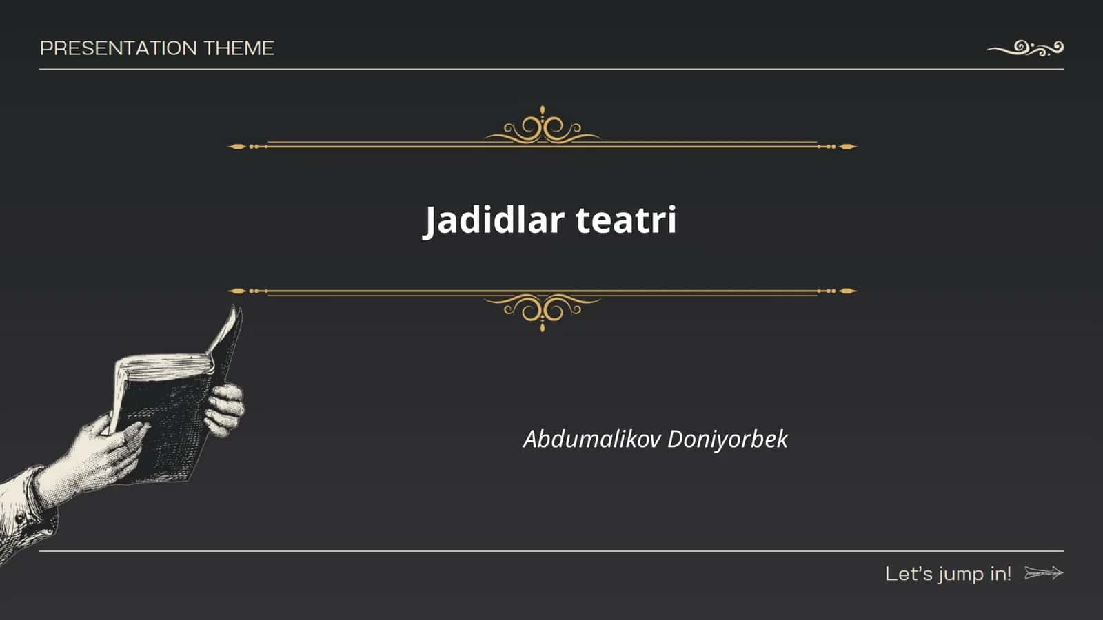 Jadidlar teatri 1