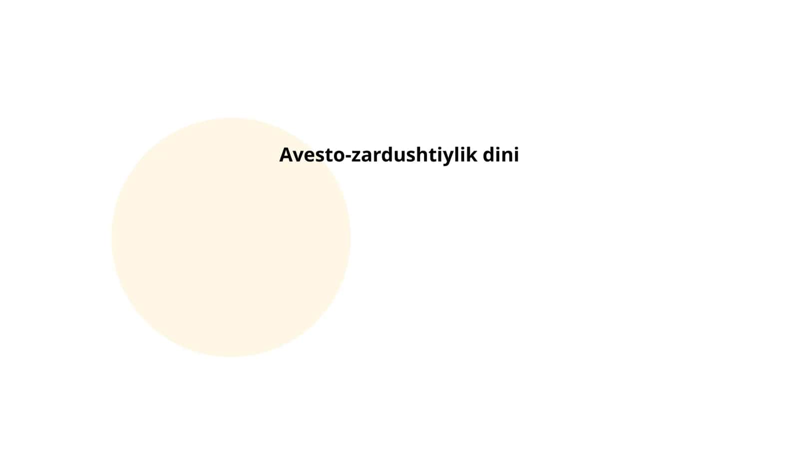 Avesto-zardushtiylik dini 1