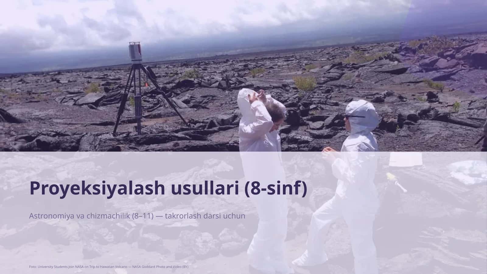 Proyeksiyalash usullari (8-sinf) 1