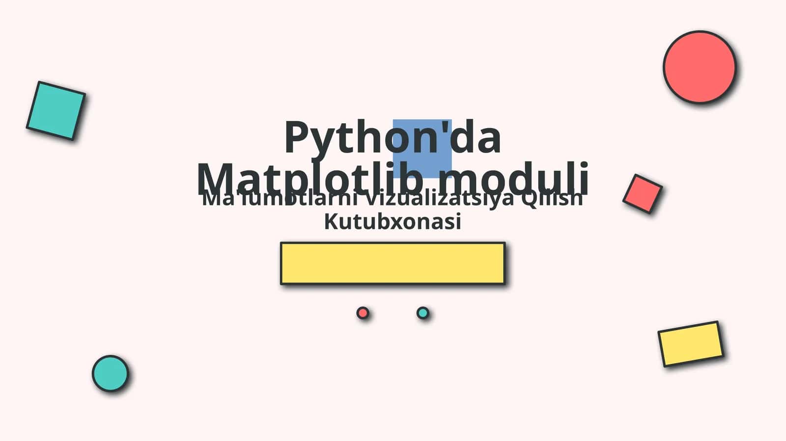 Pythonda Matplotlib moduli 1