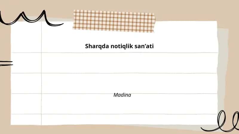 Sharqda notiqlik sanʼati 1