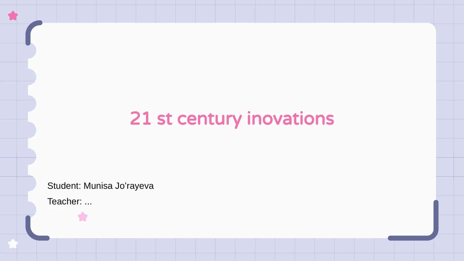 21st Century Innovations 1