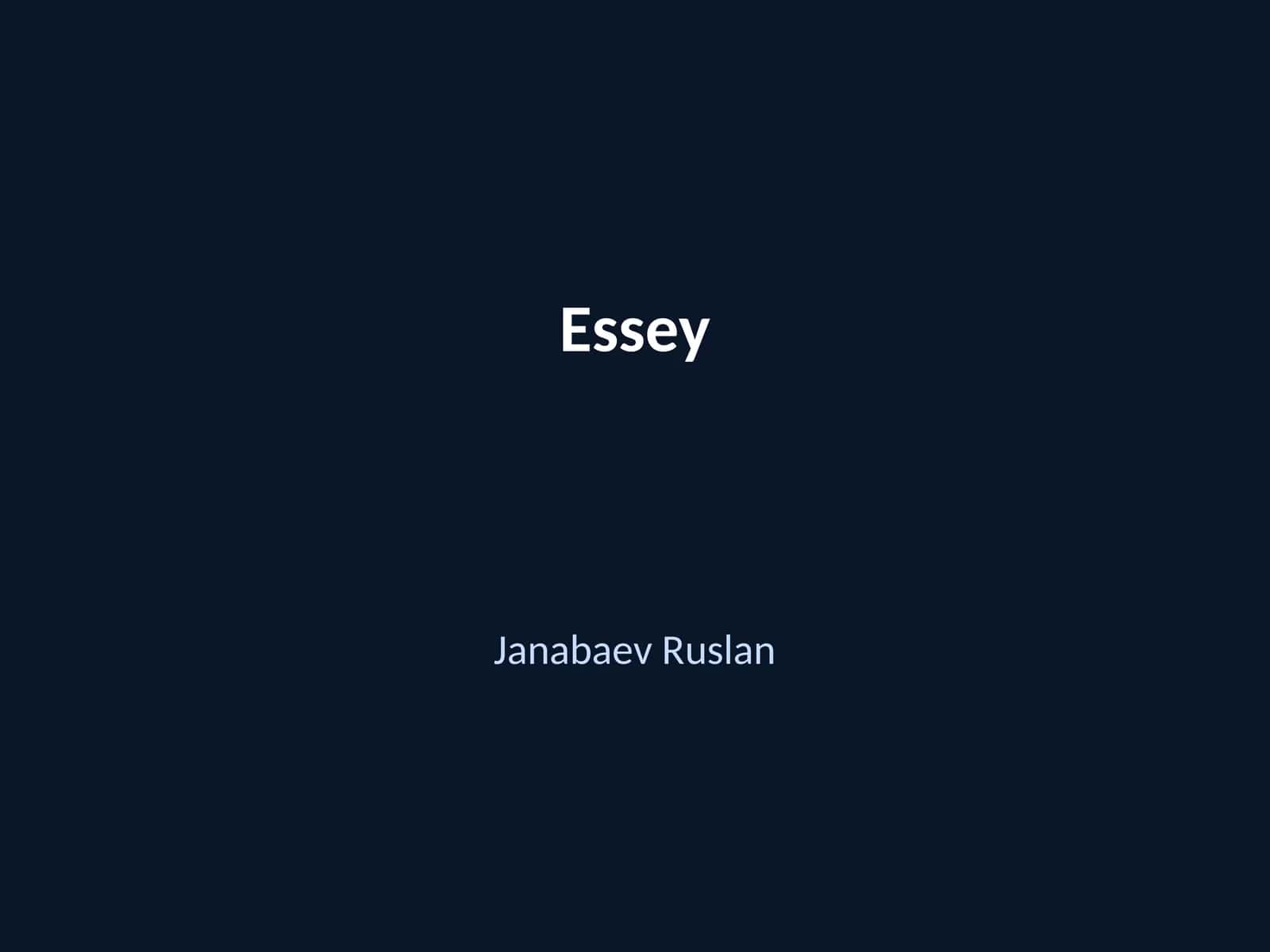 Essey 1