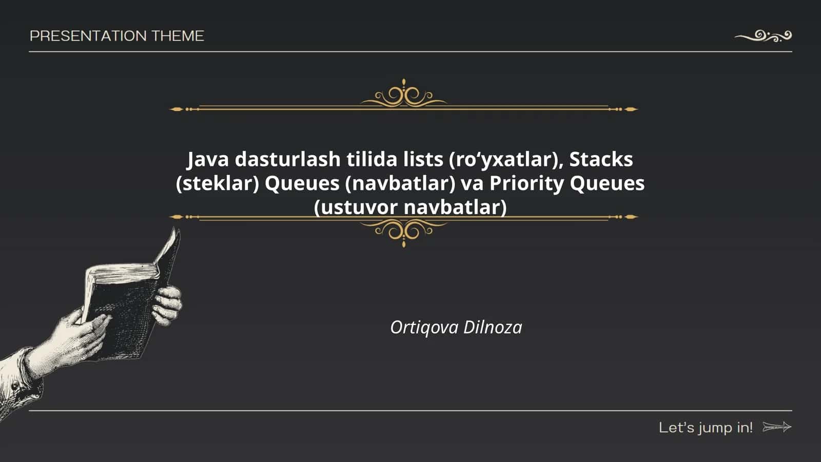 Ro'yxatlar va ularning turlari Java dasturlash tilida 1