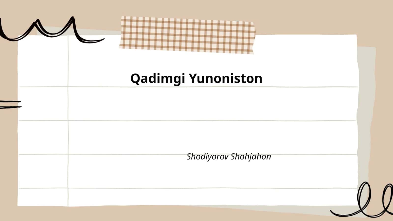 Yunoniston madaniyati 1
