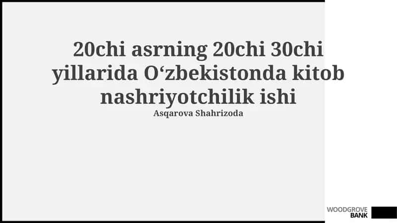 Davriy nashrlar 1