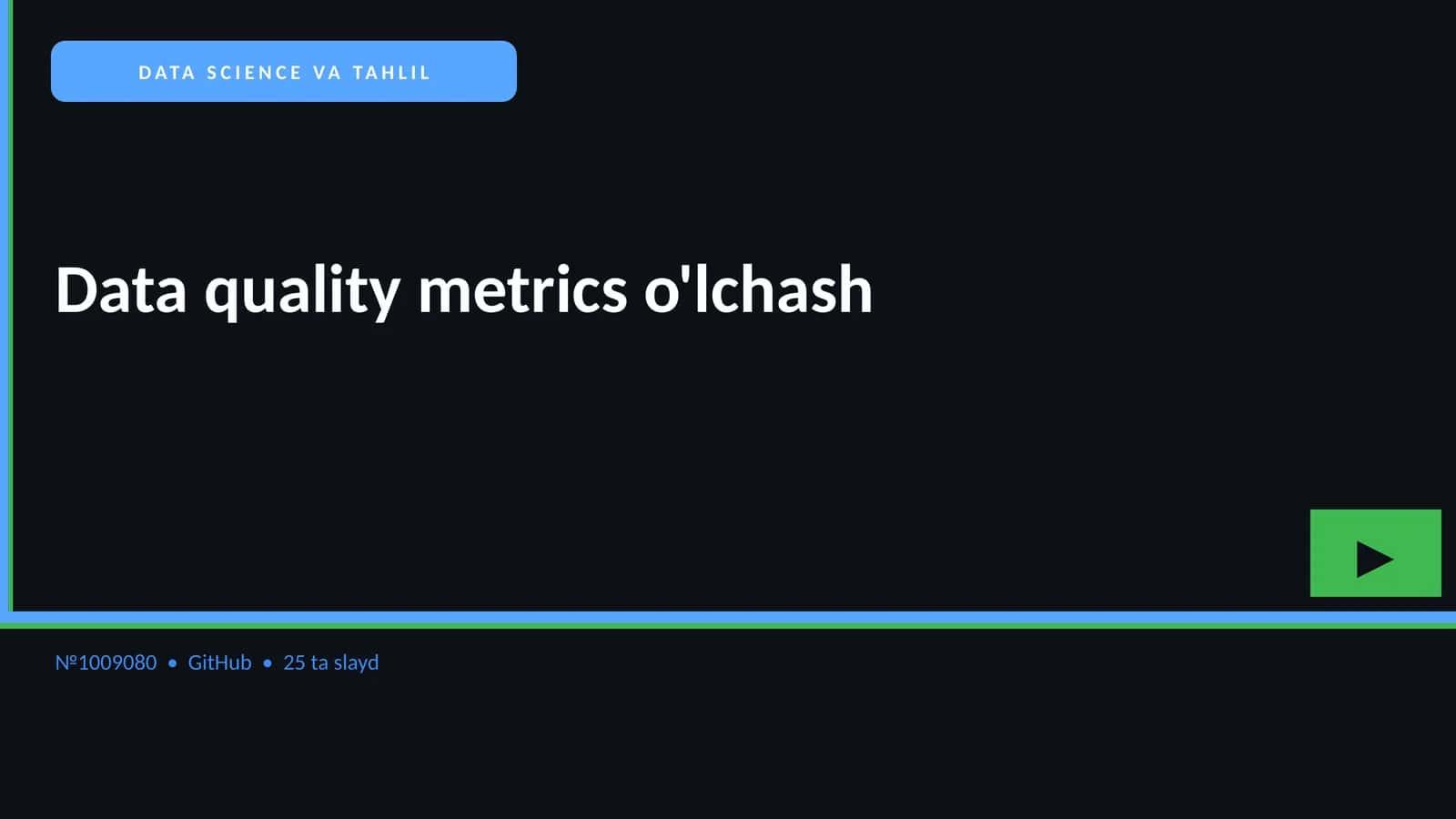 DATA SCIENCE VA TAHLIL 1