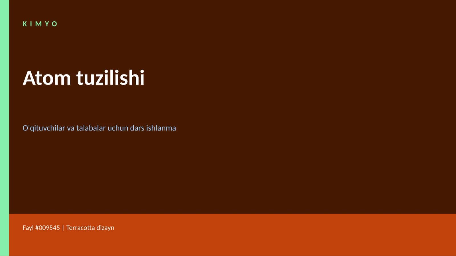 Atom tuzilishi 1