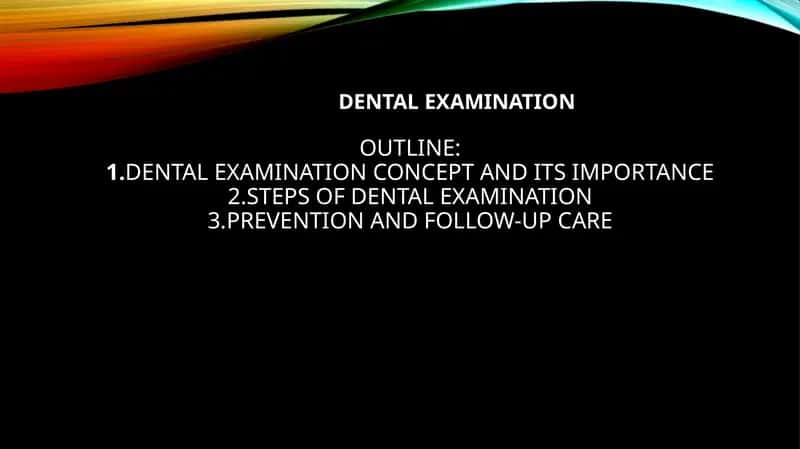 Dental Examination 1