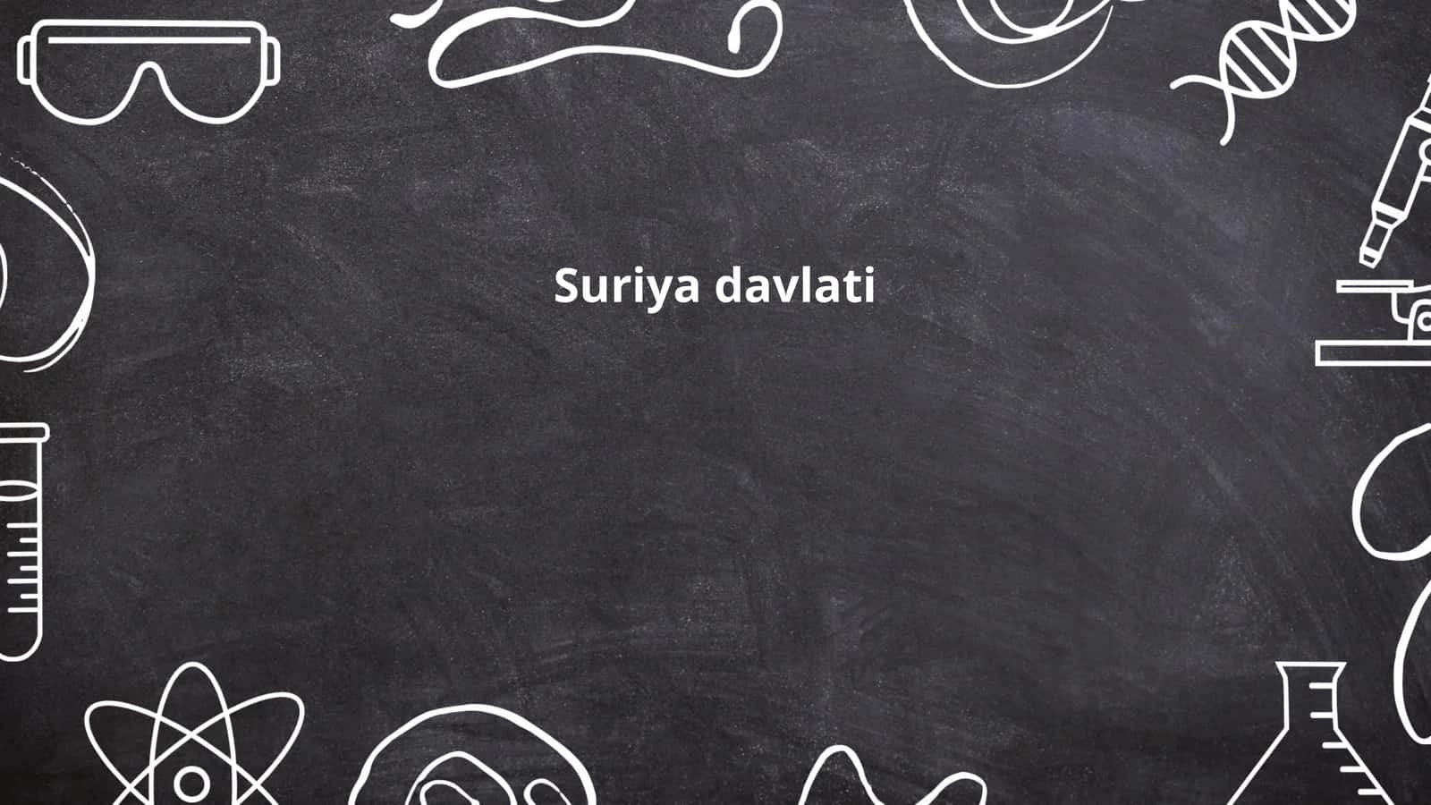 Suriya davlati 1