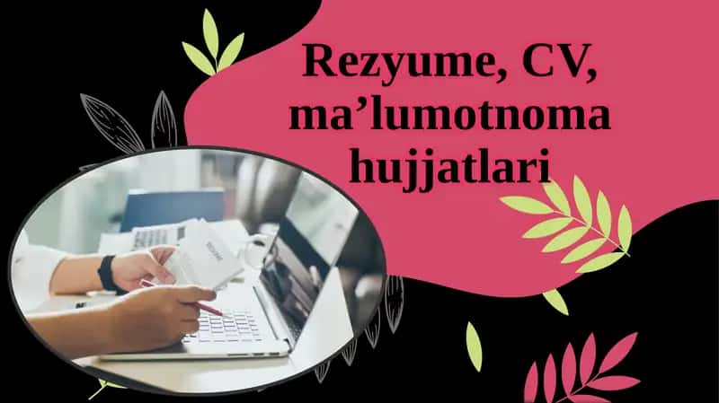 CV (Curriculum Vitae) 1