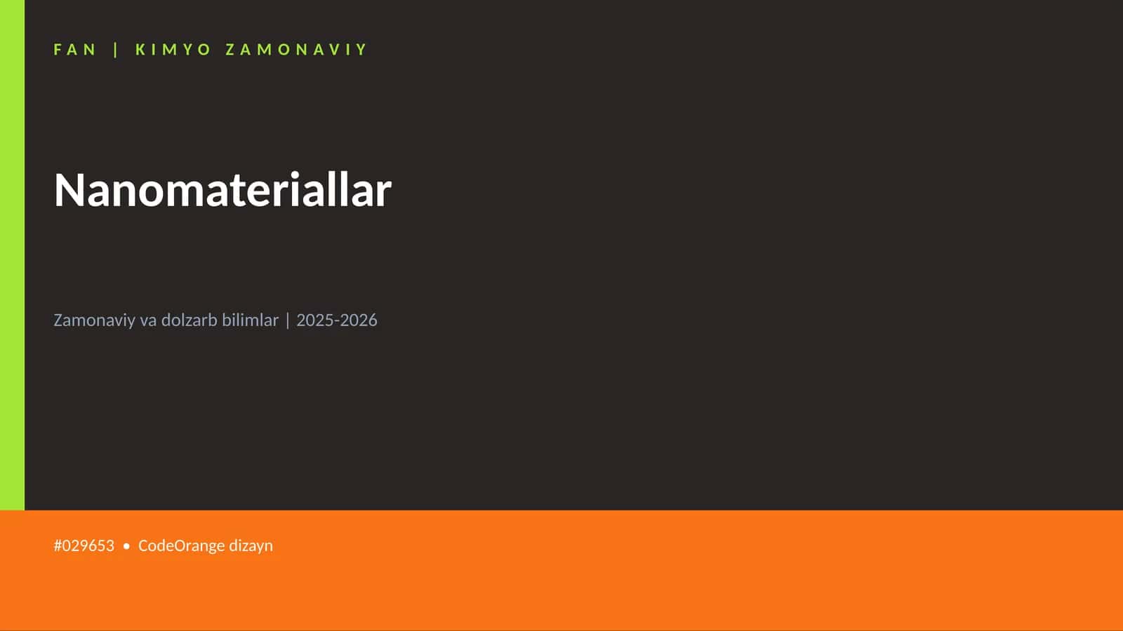 Nanomateriallar 1