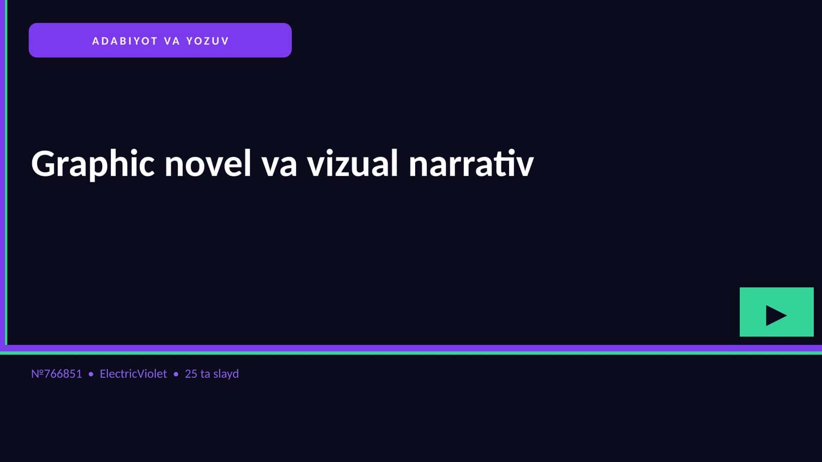 ADABIYOT VA YOZUV 1