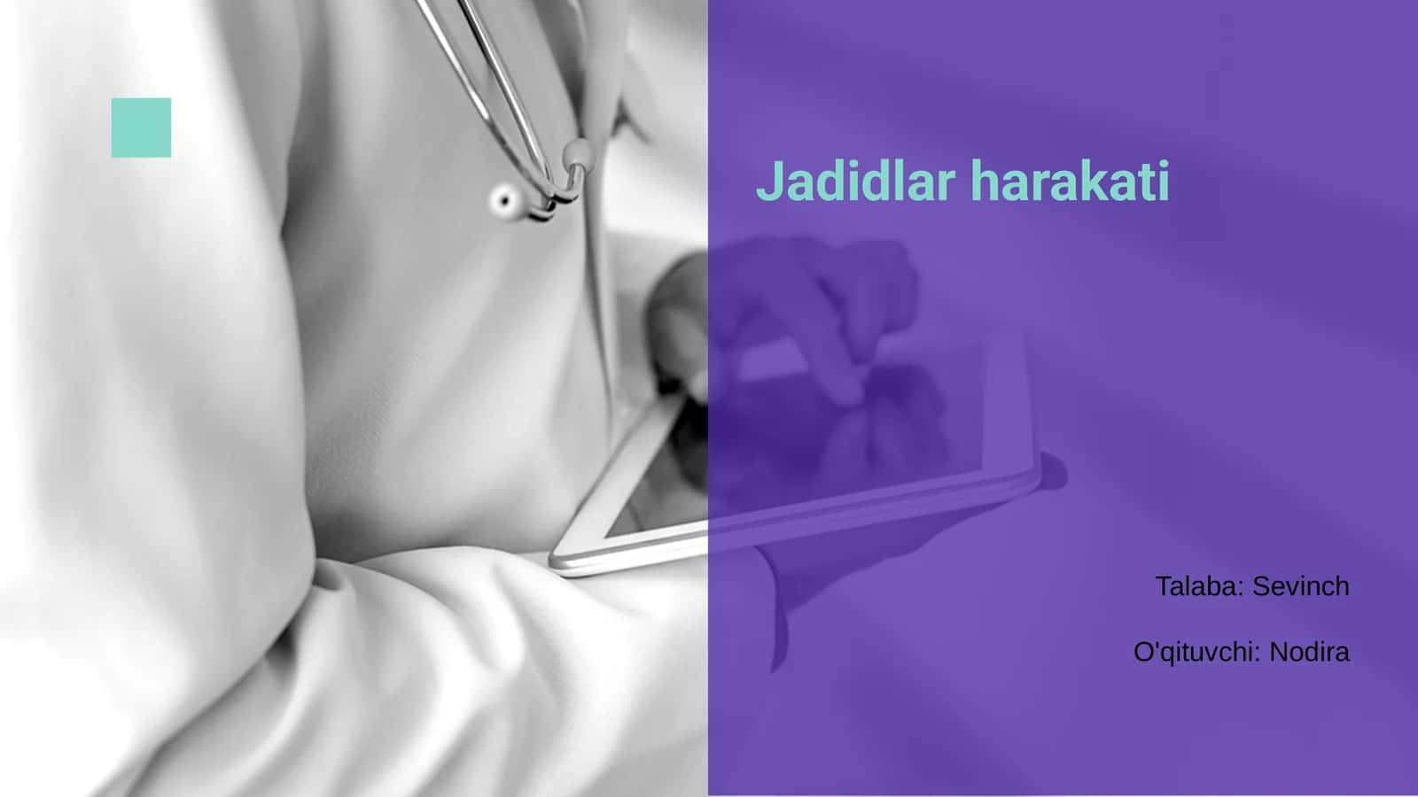 Jadidlar harakati 1