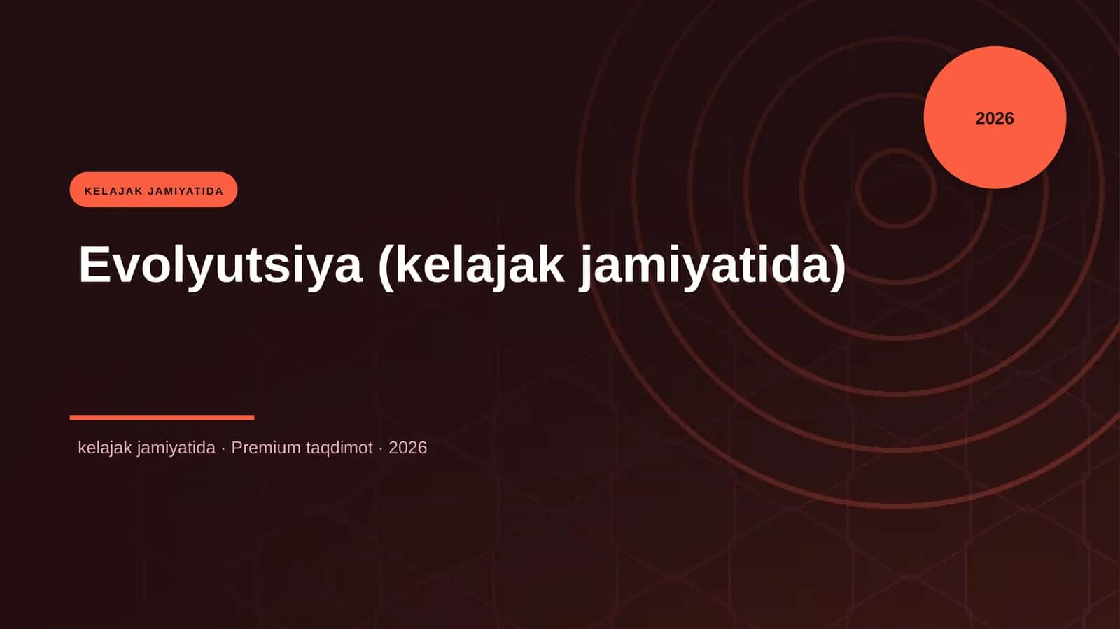 Evolyutsiya (kelajak jamiyatida) 1