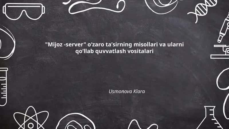 Mijoz-server 1