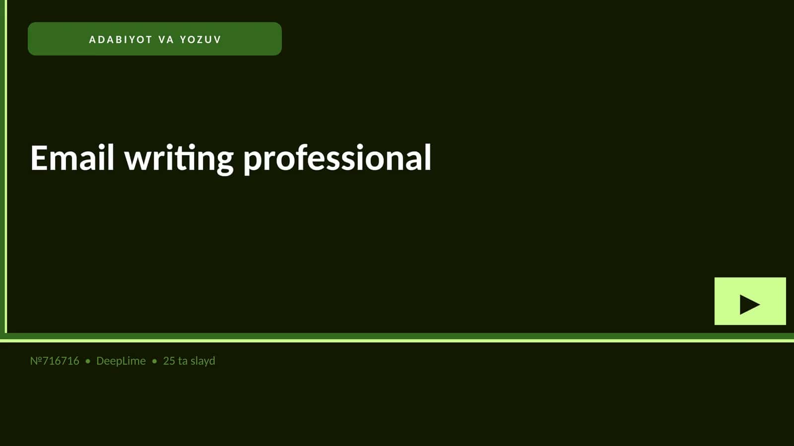 Email writing professional 1
