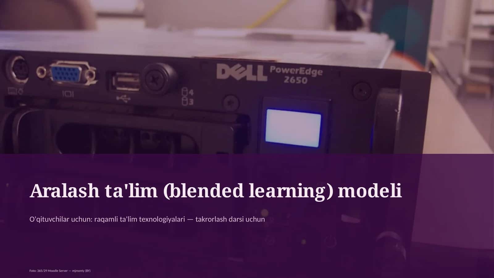 Aralash ta'lim (blended learning) modeli 1