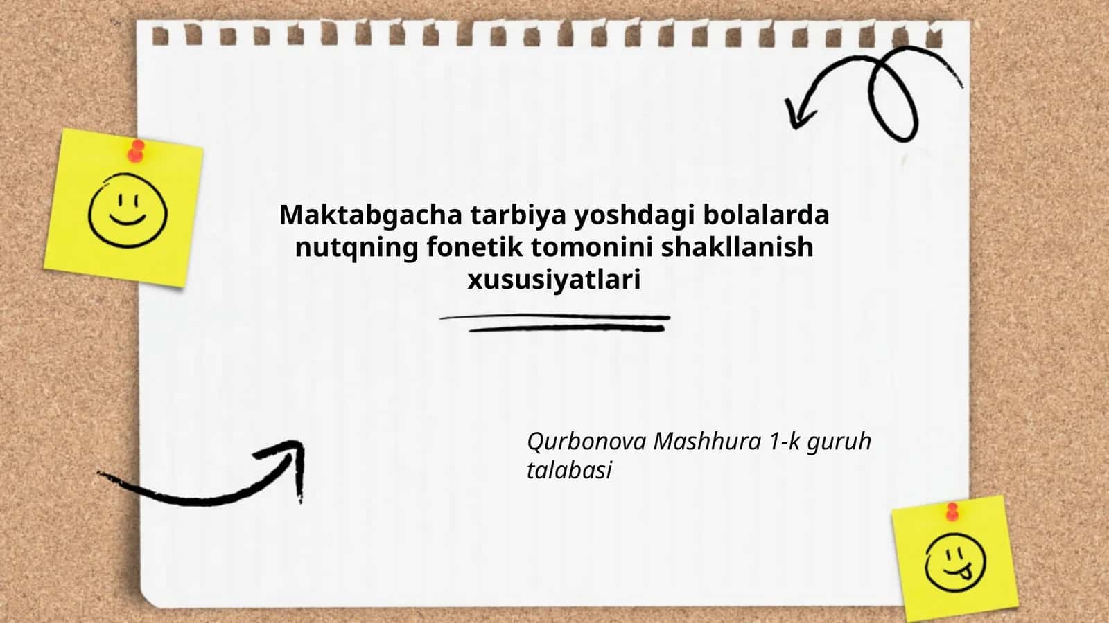 Nutqning fonetik tomonini shakllanish xususiyatlari 1