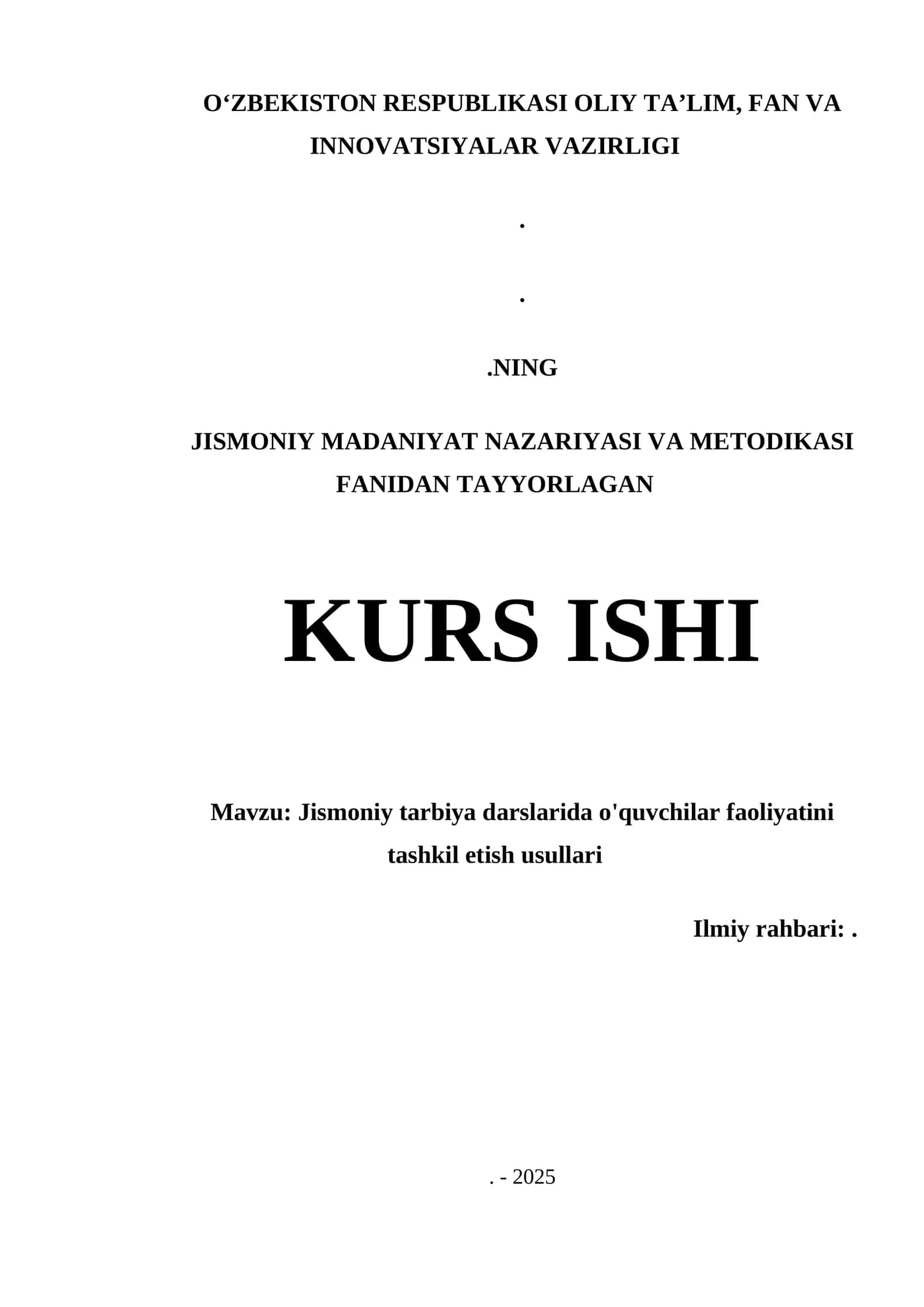 Jismoniy tarbiya darslarida o'quvchilar faoliyatini tashkil etish usullari 1