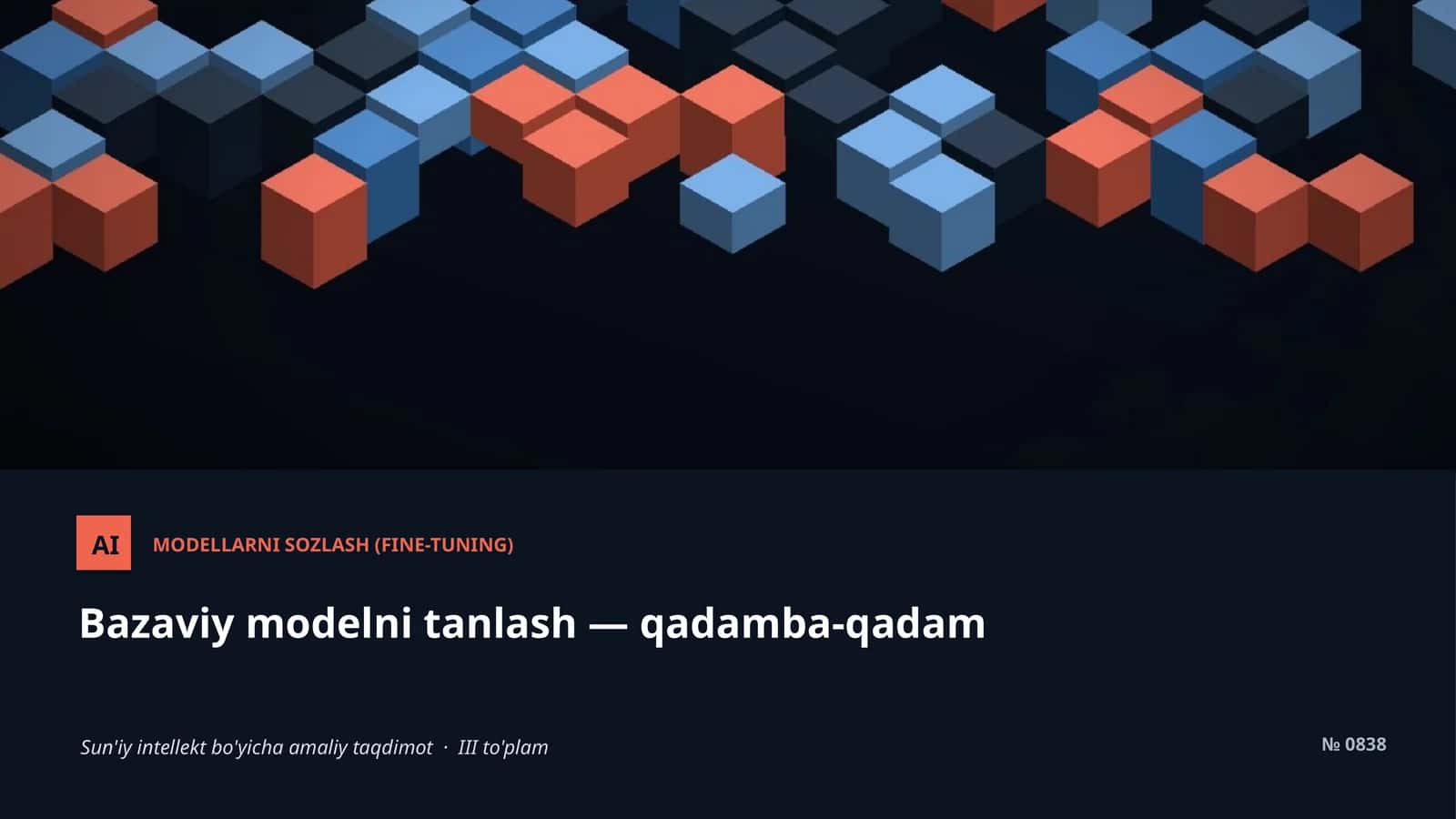 MODELLARNI SOZLASH (FINE-TUNING) 1