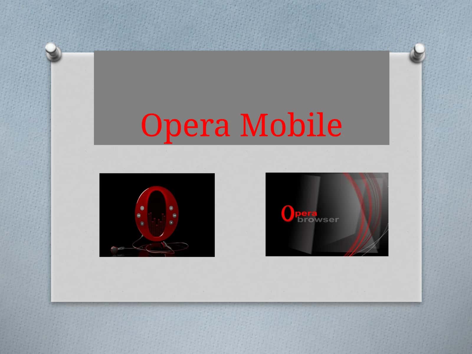 Opera Mobile 1