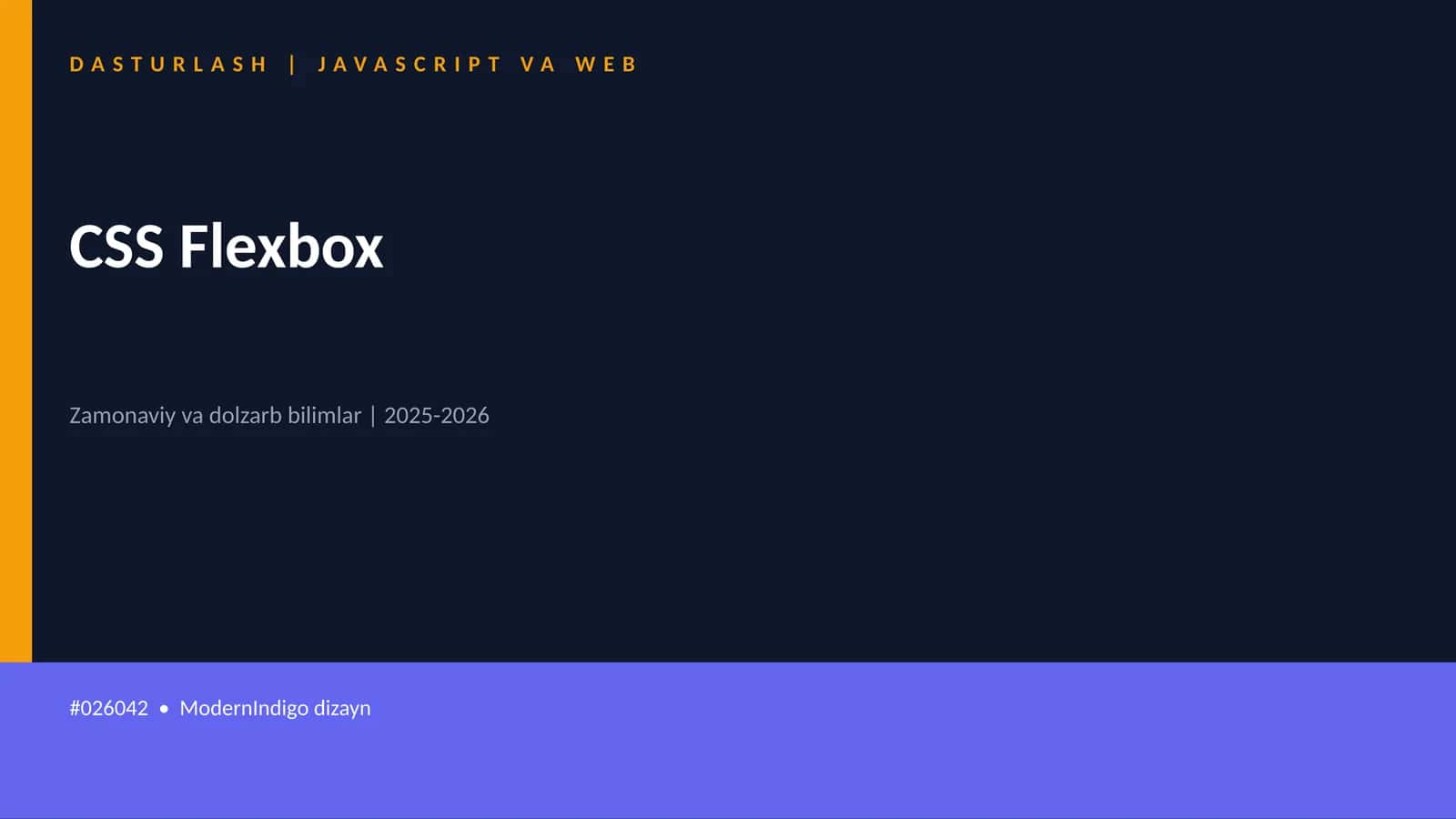 CSS Flexbox 1