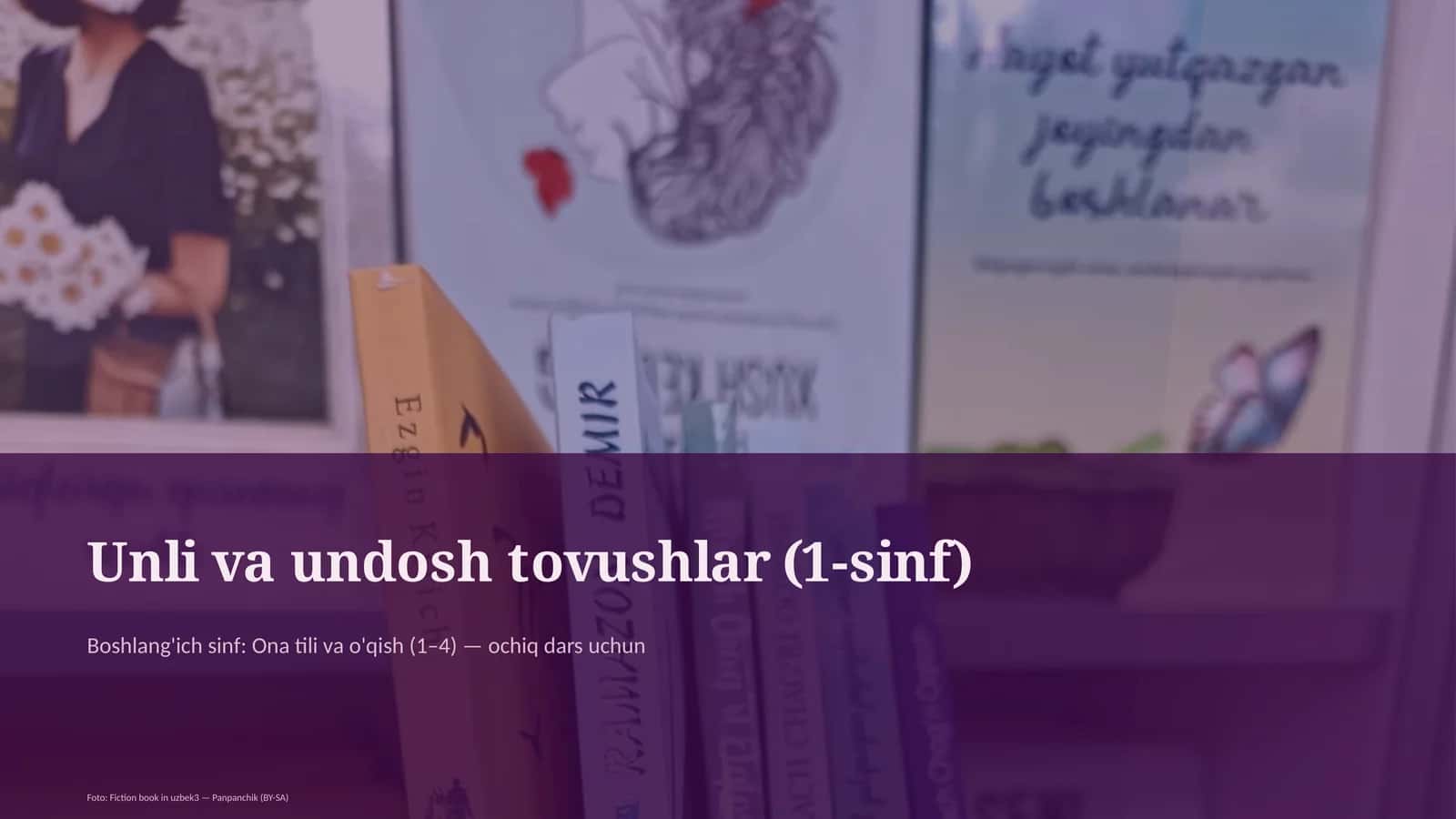 Unli va undosh tovushlar (1-sinf) 1