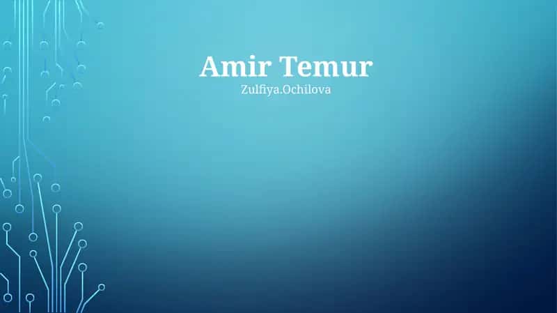 Amir Temur 1