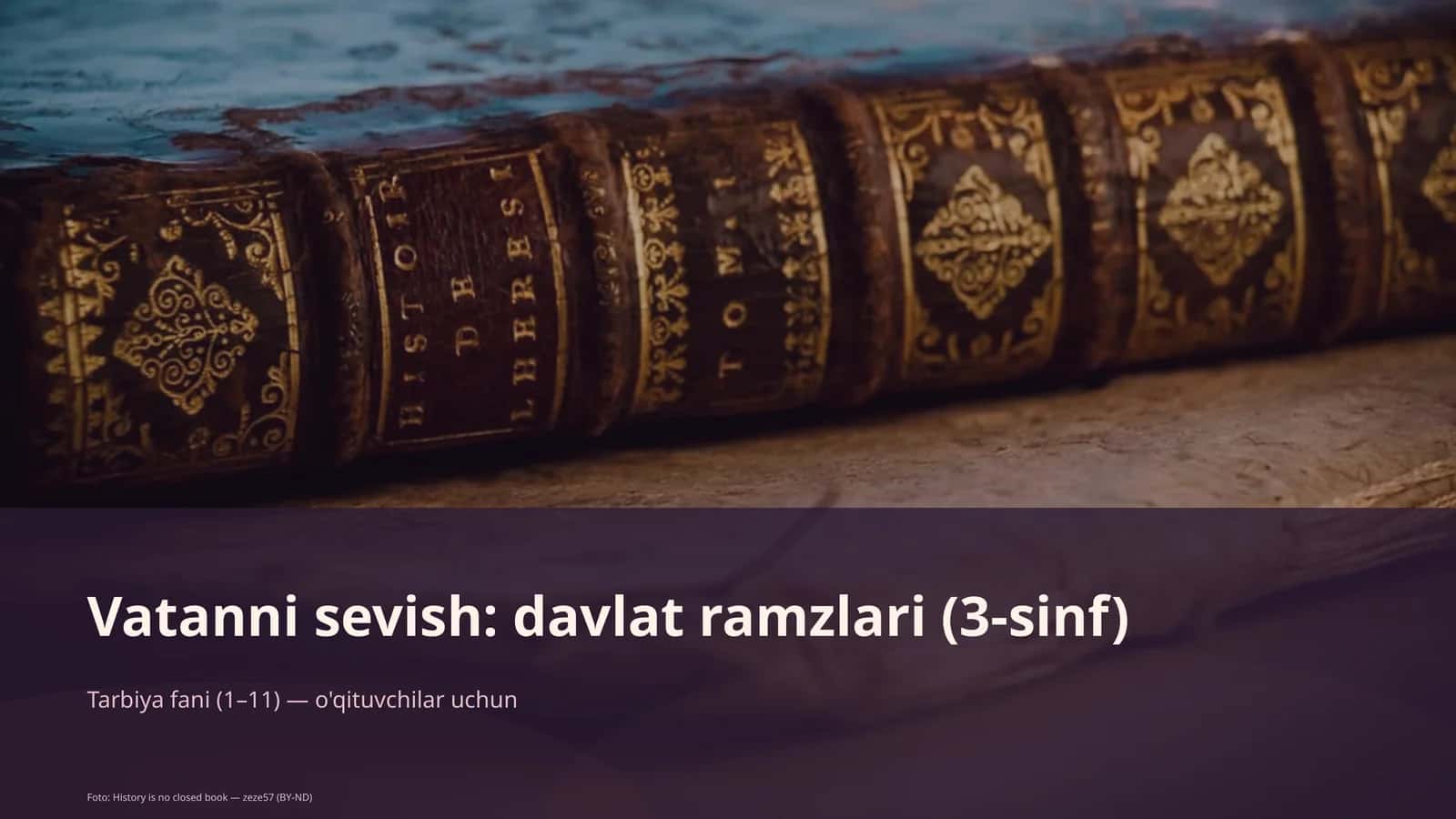 Vatanni sevish: davlat ramzlari (3-sinf) 1