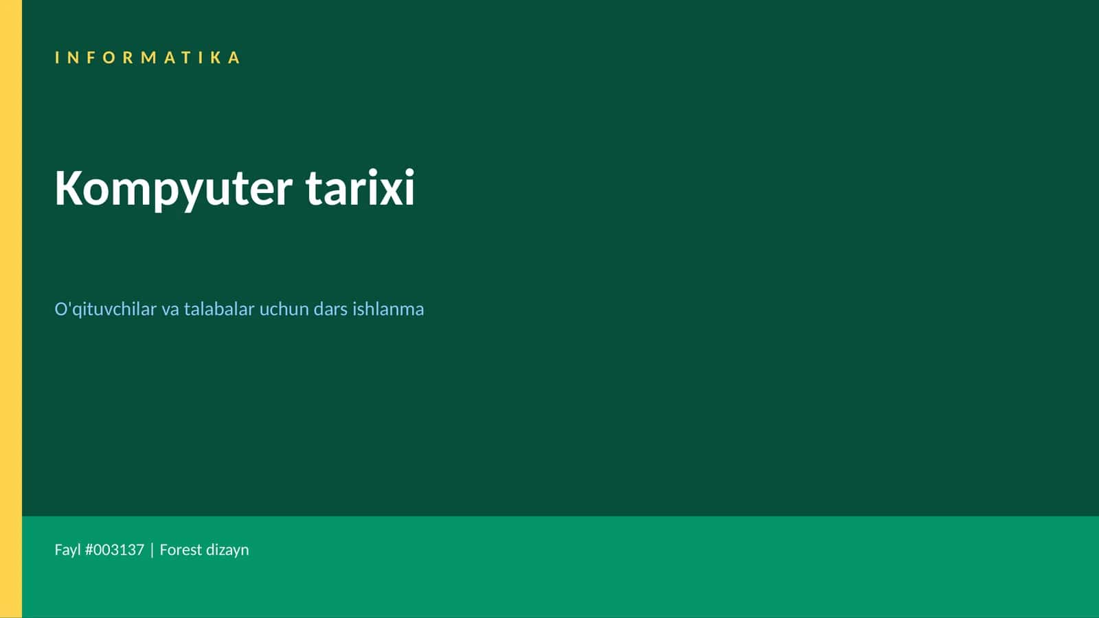 Kompyuter tarixi 1