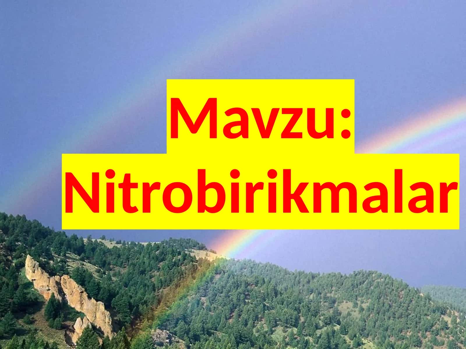 Nitrobirikmalar 1