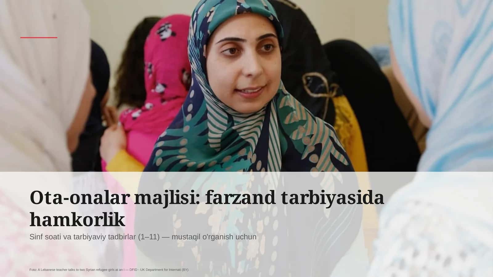 Ota-onalar majlisi: farzand tarbiyasida hamkorlik 1