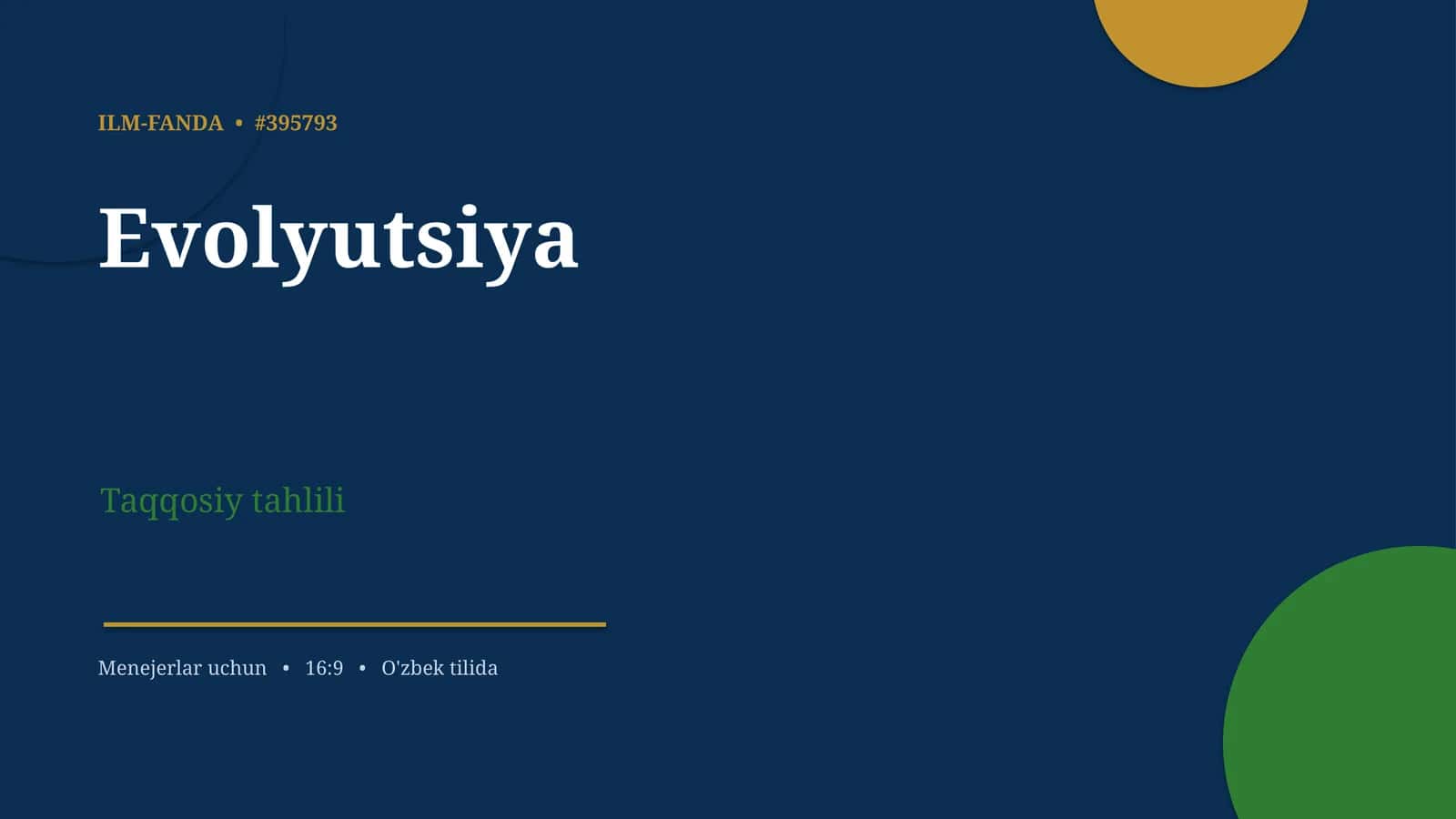 Evolyutsiya 1