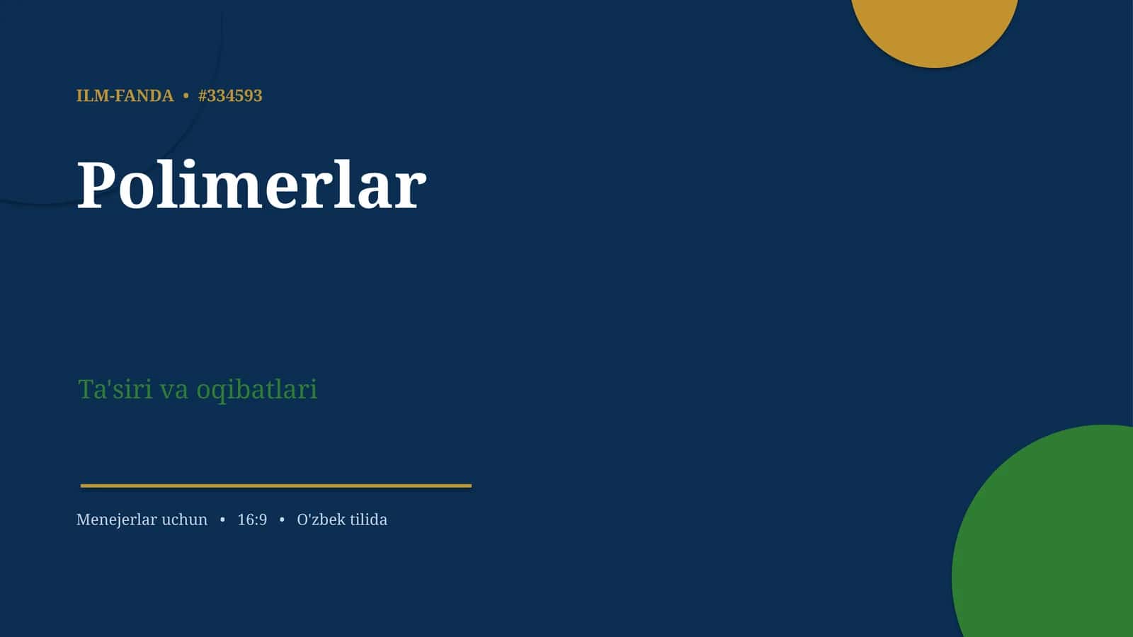 Polimerlar 1