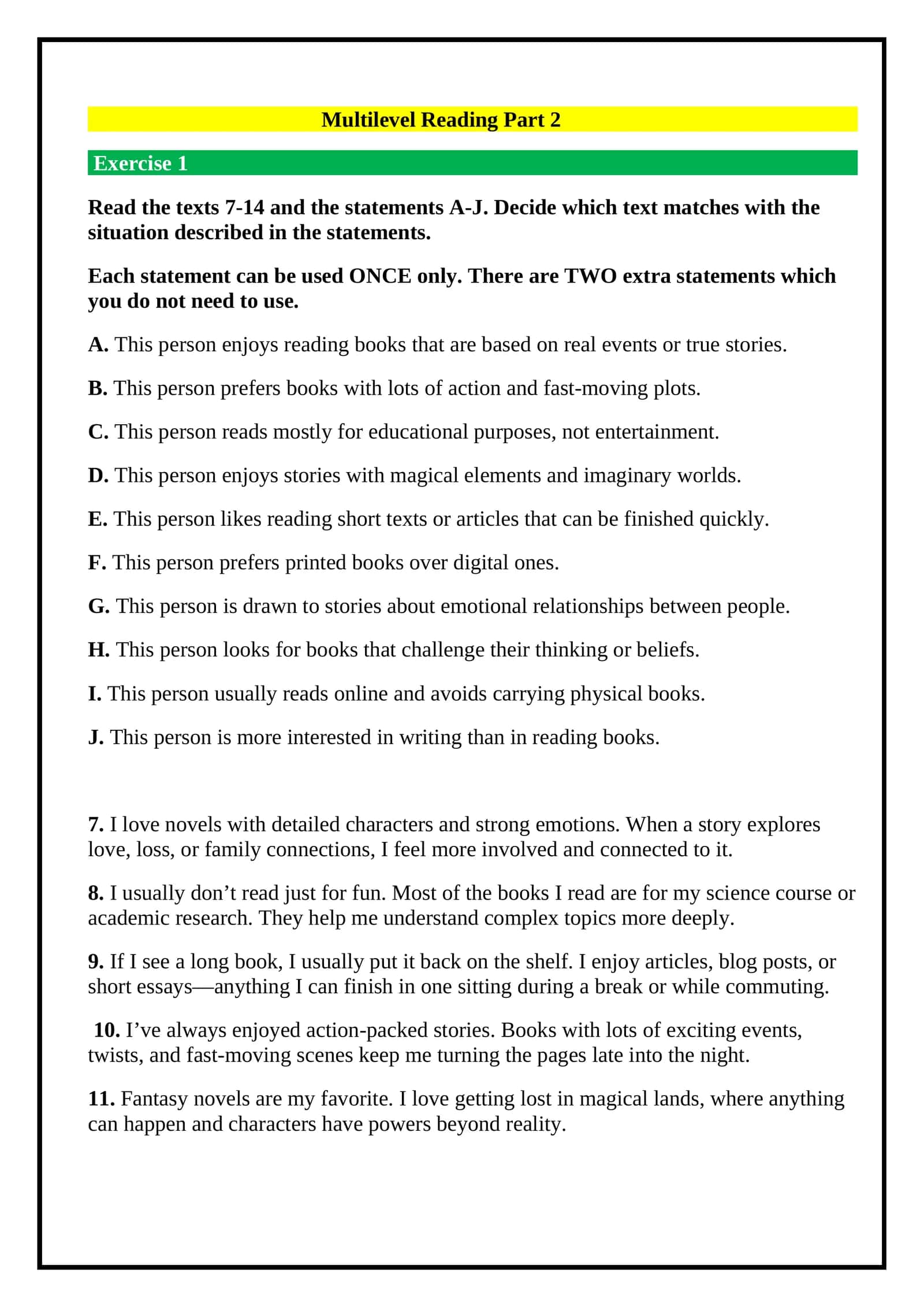 Reading Part1 (Professional Practice Tests). 1