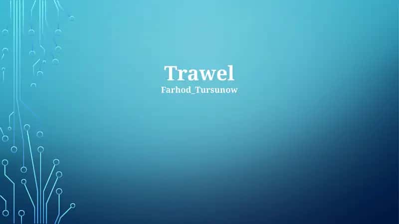 Trawel 1