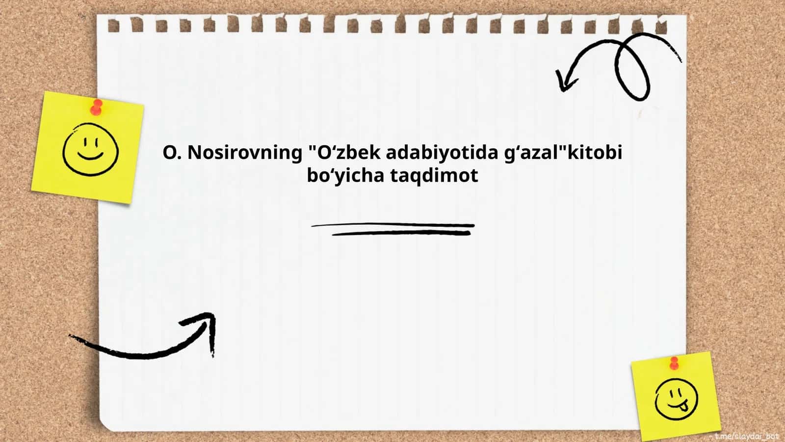 Oʻzbek adabiyotida gʻazal 1