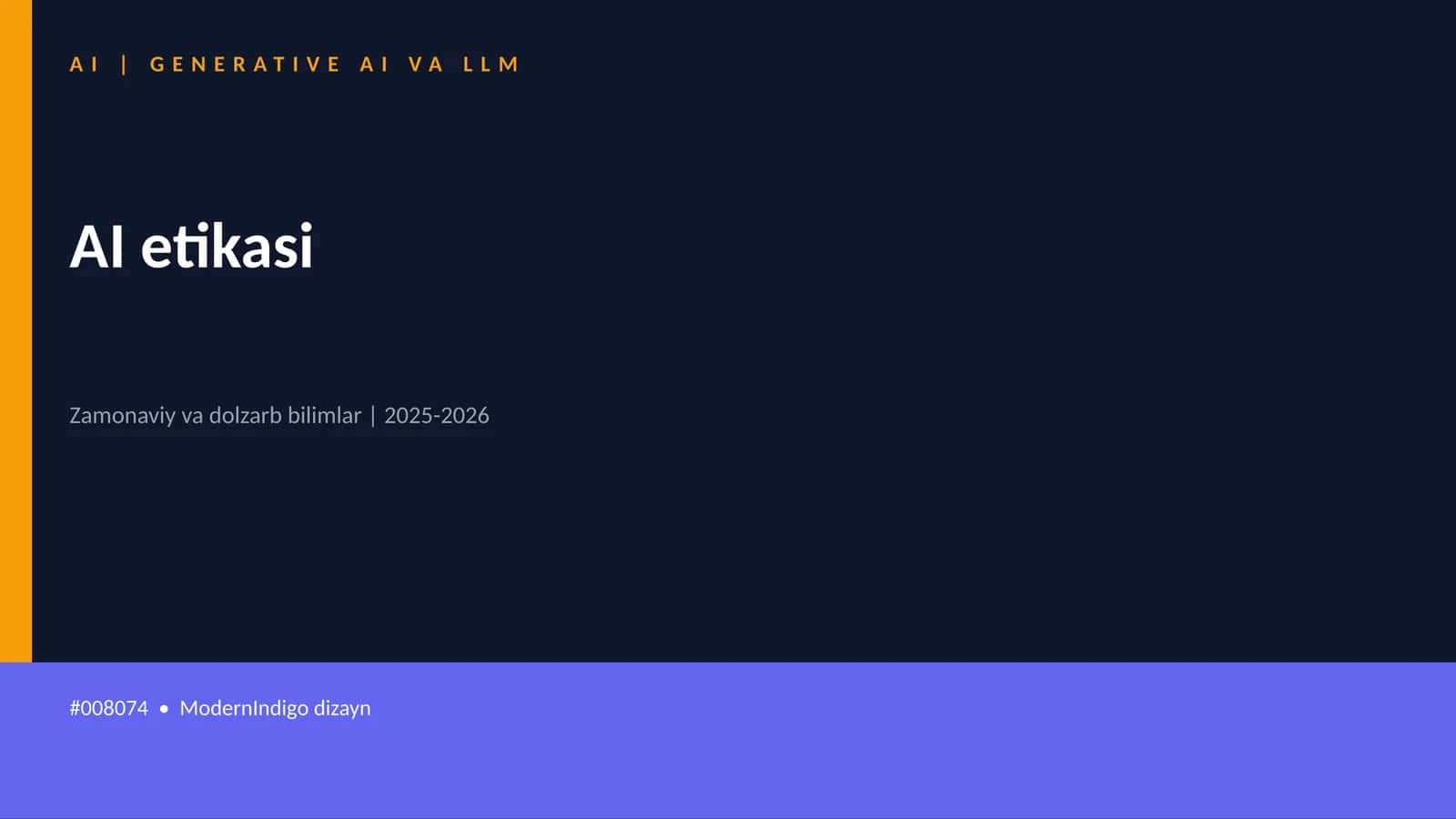 GENERATIVE AI VA LLM 1