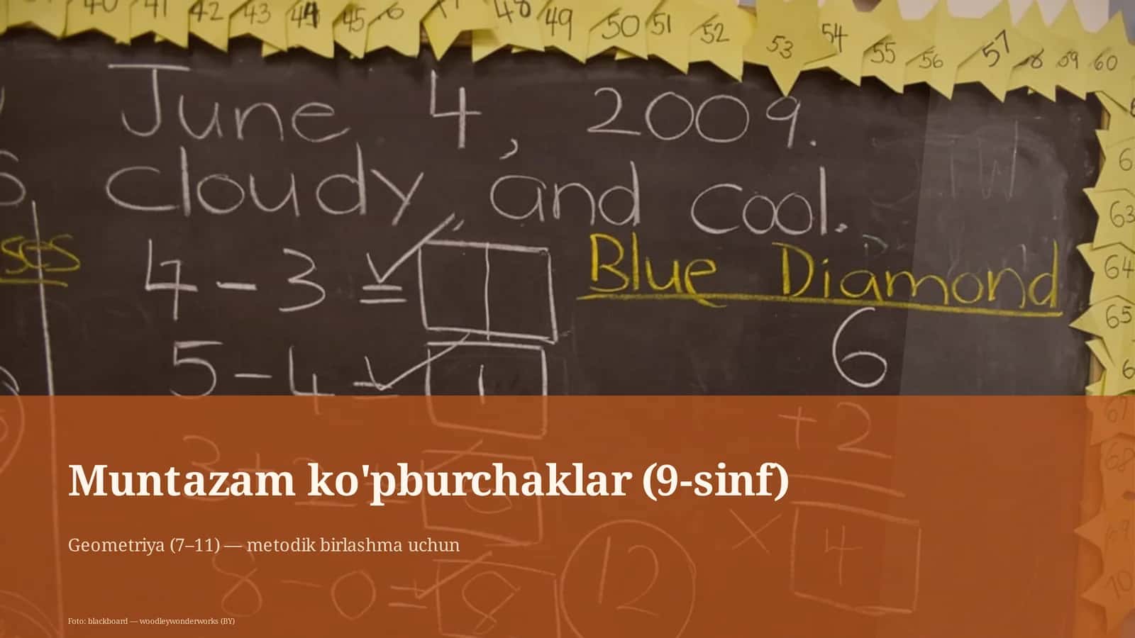Muntazam ko'pburchaklar (9-sinf) 1