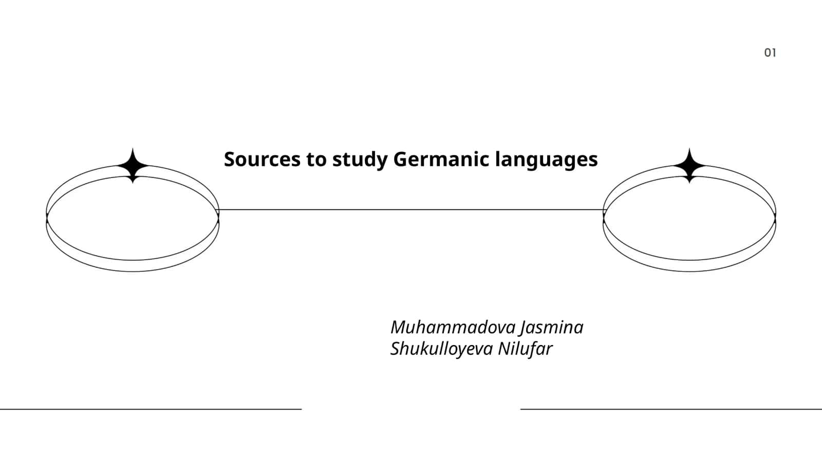 Sources to study Germanic languages 1