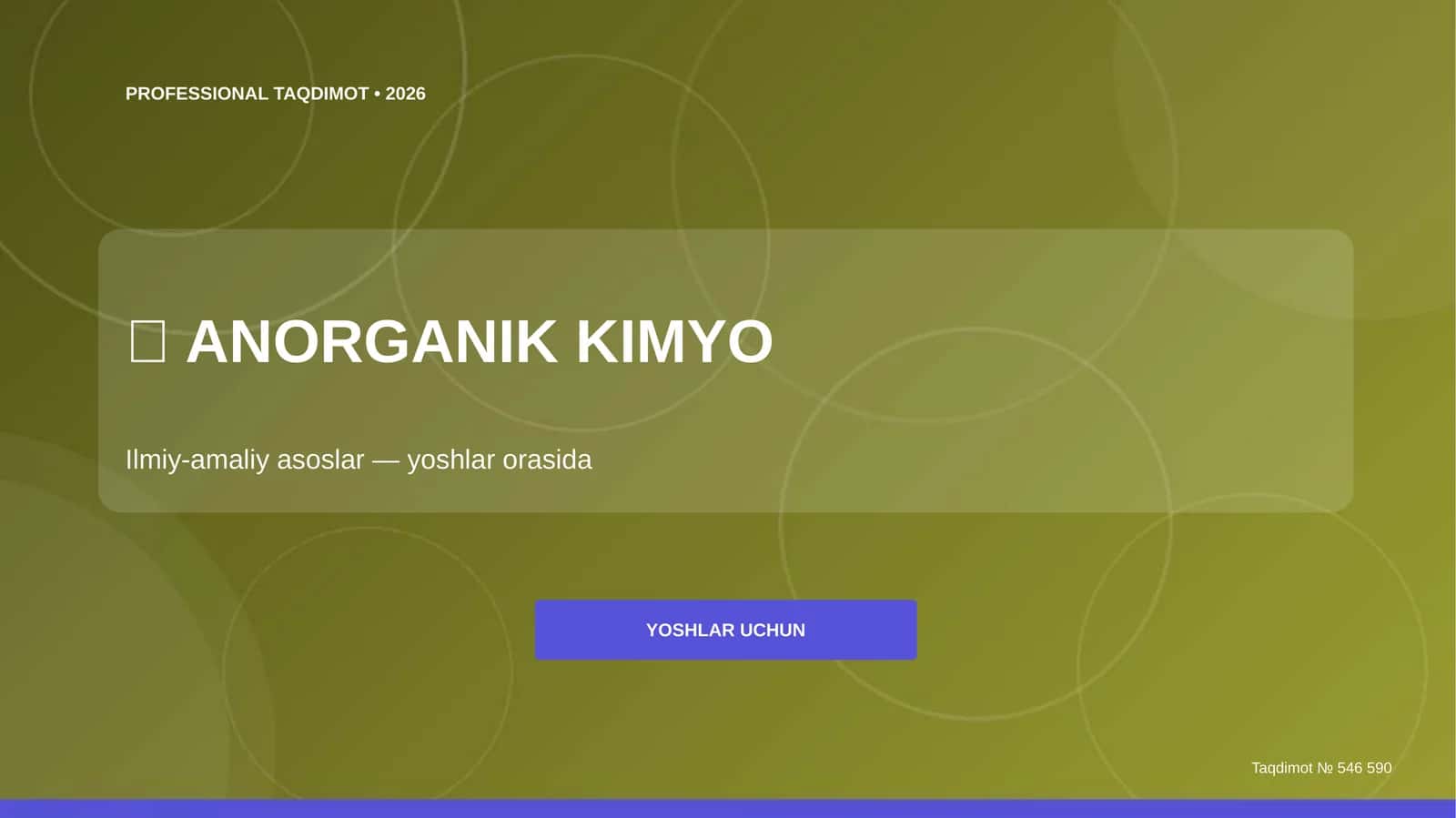 ANORGANIK KIMYO 1