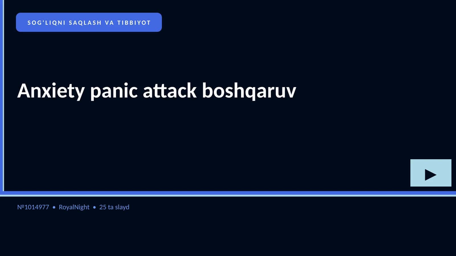Anxiety panic attack boshqaruv 1